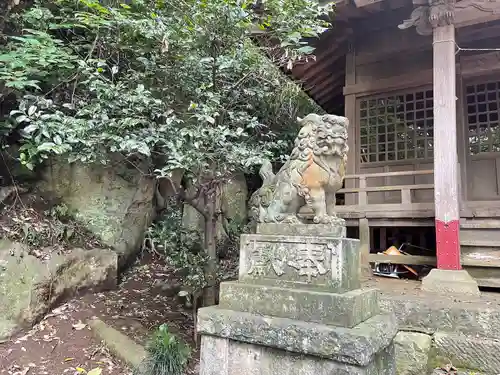 子之神社の狛犬