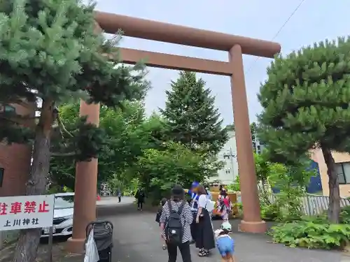 上川神社頓宮の鳥居