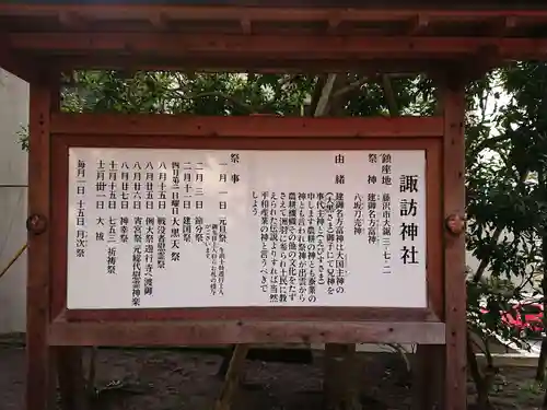 諏訪神社の歴史