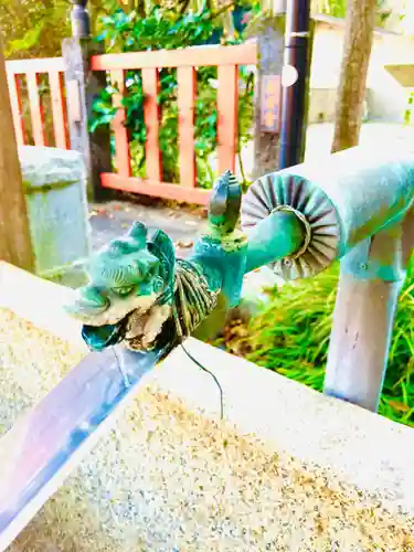 太平山神社の手水舎