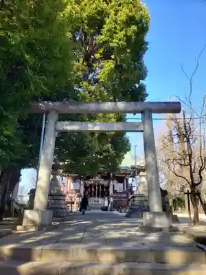 諏訪神社の鳥居