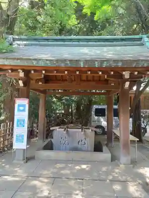渋谷氷川神社の手水舎