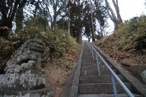 阿久津「田村神社」（郡山市阿久津町）旧社名：伊豆箱根三嶋三社の狛犬