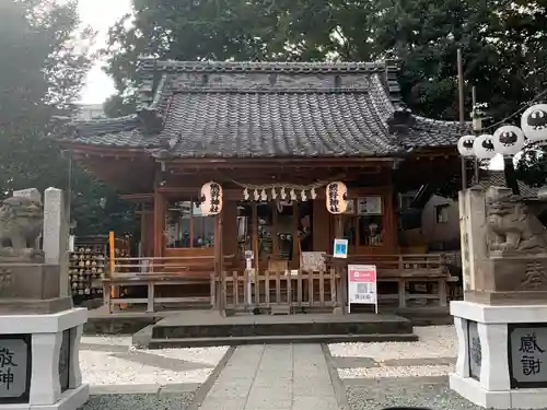 川越熊野神社の本殿