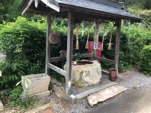 二村神社の手水舎
