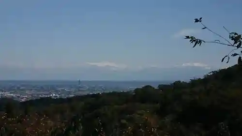 倶利迦羅不動寺山頂本堂の景色