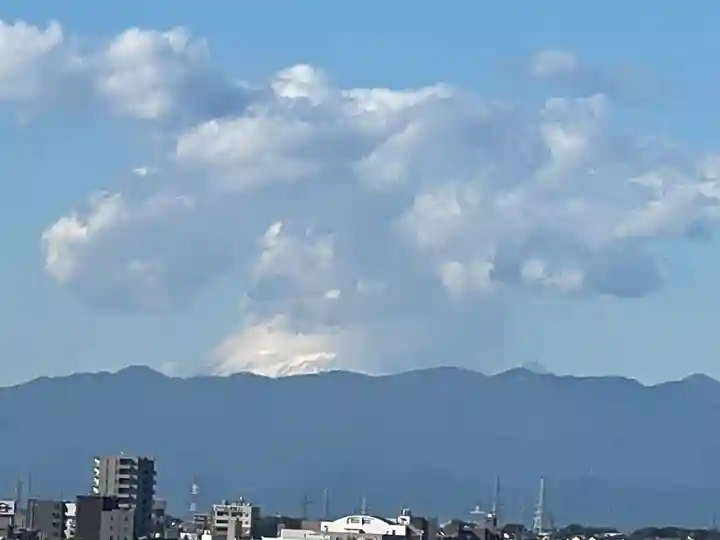 多摩川浅間神社の景色