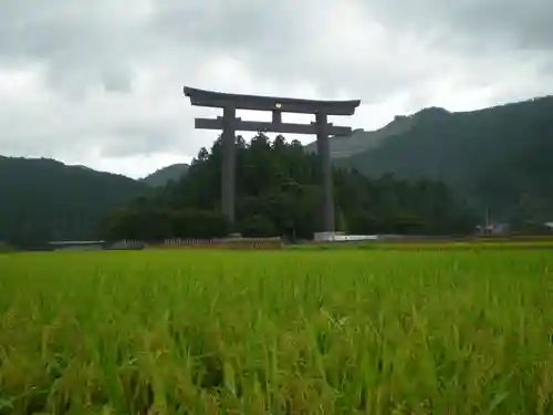 大斎原（熊野本宮大社旧社地）の鳥居