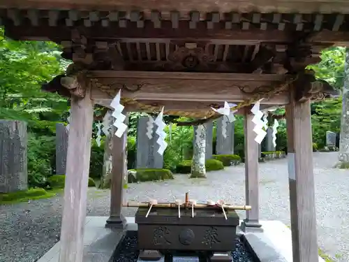 古峯神社の手水舎
