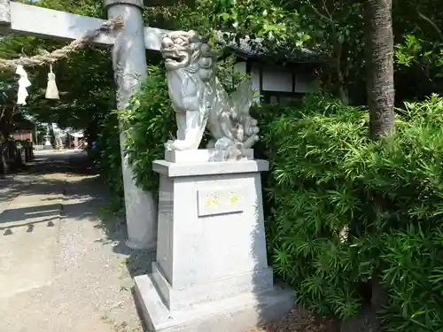 浮島神社の狛犬