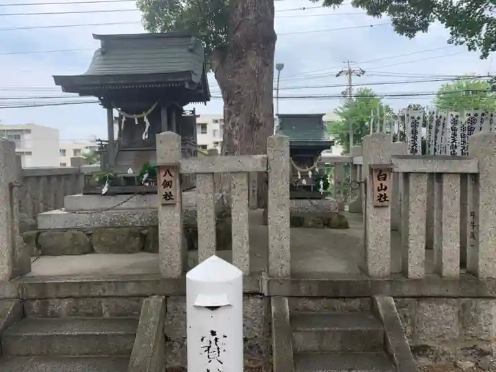 田光八幡社の末社・摂社