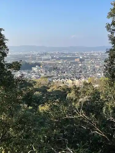 星田妙見宮の景色