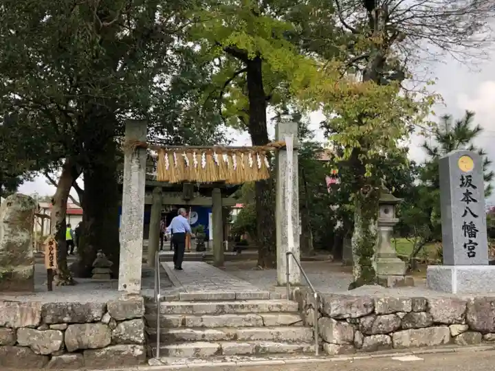 坂本八幡宮の鳥居