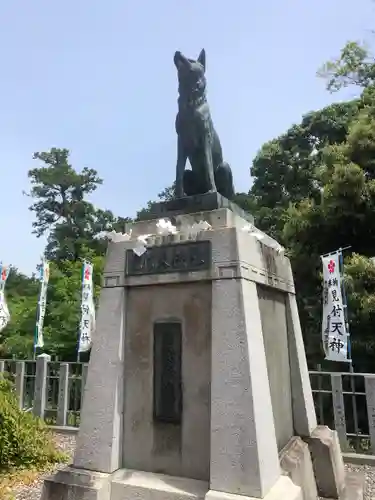 矢奈比賣神社（見付天神）の狛犬