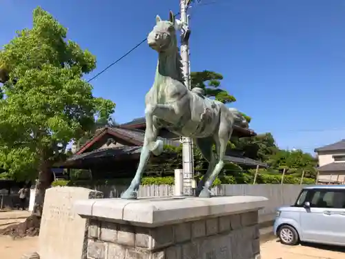 三津厳島神社の狛犬