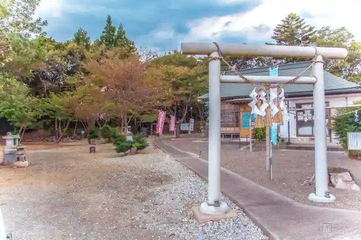 植田八幡神社の鳥居