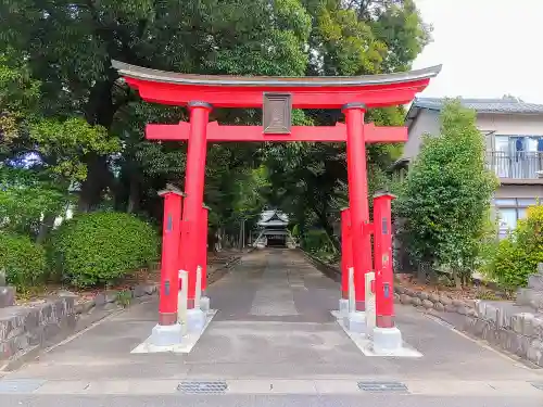 南外山八幡社の鳥居