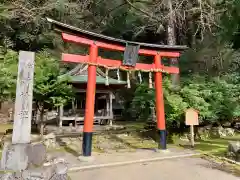 岩戸落葉神社の鳥居