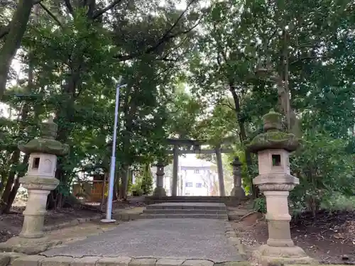 土呂八幡宮の鳥居