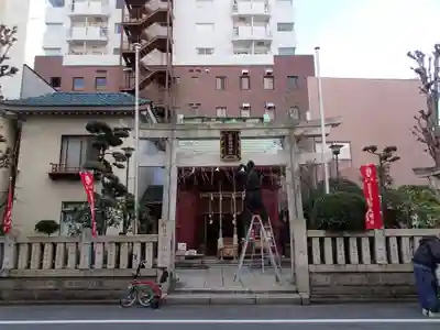 笠間稲荷神社 東京別社の鳥居