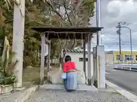 高角神田天白神社の手水舎