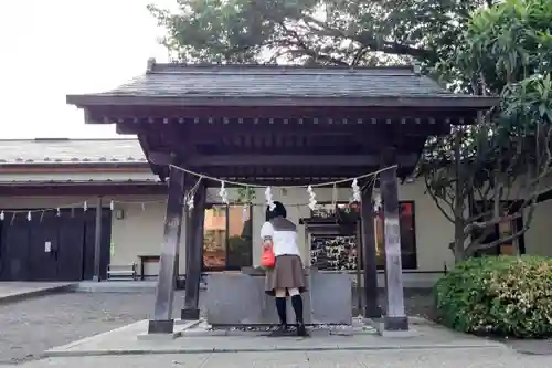 中田神社の手水舎