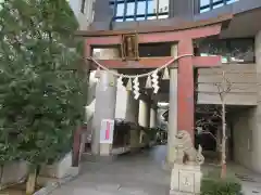 築土神社の鳥居