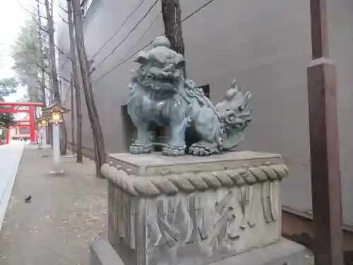 花園神社の狛犬