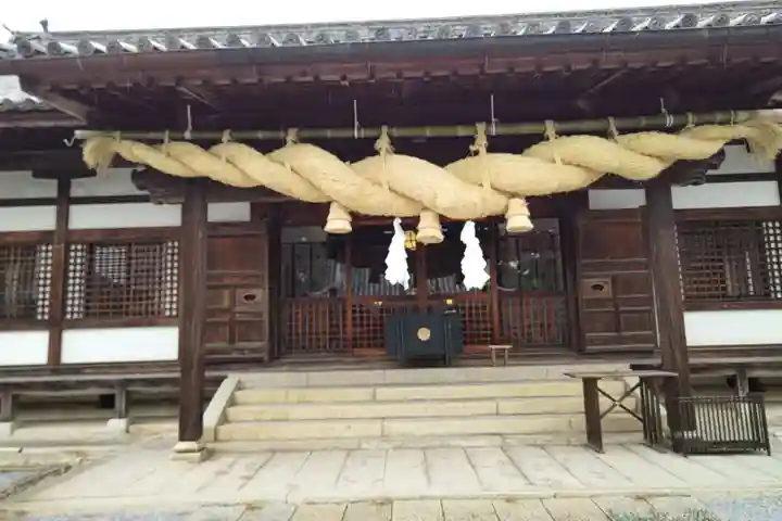 阿智神社の本殿・本堂