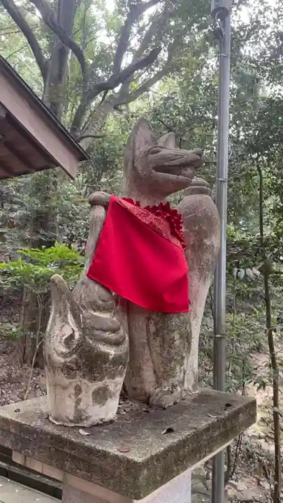 美具久留御魂神社の狛犬