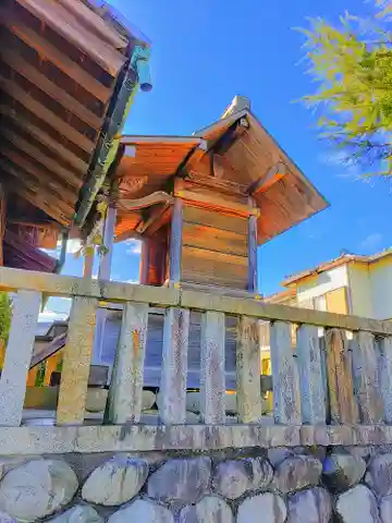 高木神社(萩原町高木)の本殿・本堂