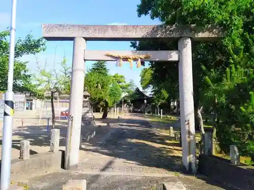 神明社（小根神明社）の鳥居