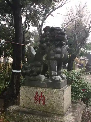 菊田神社の狛犬