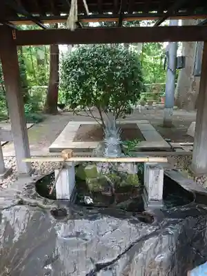 所澤神明社の手水舎