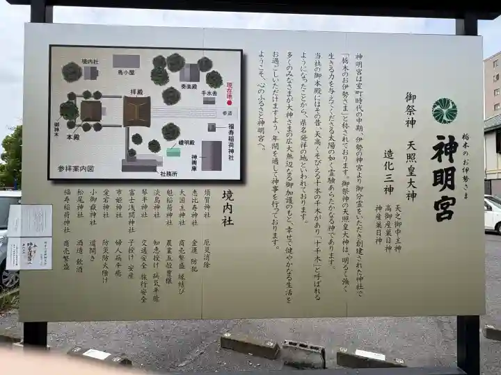 神明宮の{uncategorized: "未分類", other: "その他", undefined: "問題あり", building: "その他建物", grave: "お墓", sacred_gate: "鳥居", guardian: "狛犬", statue: "像", buddha: "仏像", history: "歴史", nature: "自然", garden: "庭園", animal: "動物", pagoda: "塔", temizu: "手水舎", mountain_gate: "山門・神門", sanctuary: "本殿・本堂", subordinate: "末社・摂社", art: "芸術", scenery: "景色", jizo: "地蔵", ema: "絵馬", goshuin: "御朱印", omikuji: "おみくじ", items: "授与品その他", amulet: "お守り", goshuincho: "御朱印帳", eats: "食事", festival: "お祭り", votive_dance: "神楽", shichigosan: "七五三参", wedding: "結婚式", experience: "体験その他", initially: "初詣", around: "周辺", anti_infection: "感染症対策"}