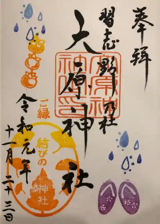 大宮・大原神社の御朱印