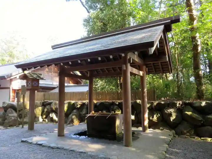月讀宮(皇大神宮別宮)の手水舎