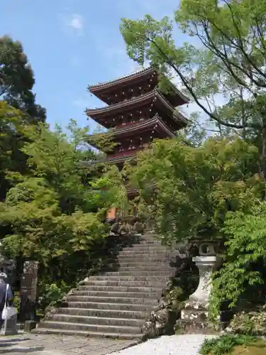 竹林寺の塔