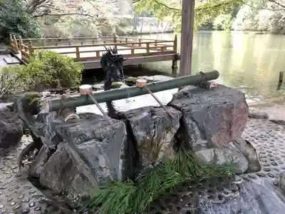 高鴨神社の手水舎