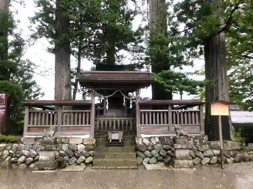 飛騨一宮水無神社の末社