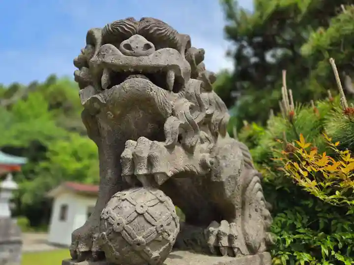 小名浜鹿島神社の狛犬