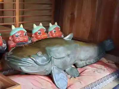 板倉雷電神社の狛犬