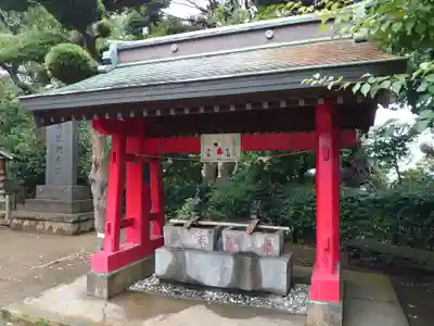 森浅間神社の手水舎