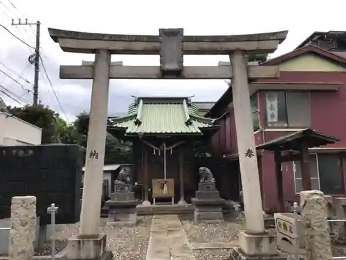 生麦水神宮の鳥居