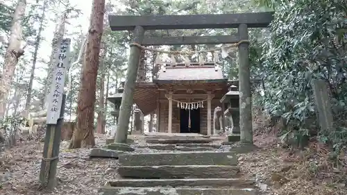 零羊崎神社の鳥居