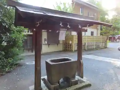 馬込八幡神社の手水舎