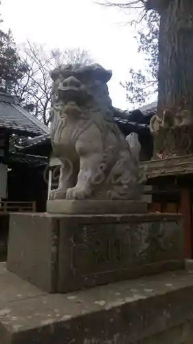 眞田神社の狛犬