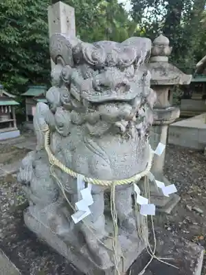 刺田比古神社の狛犬