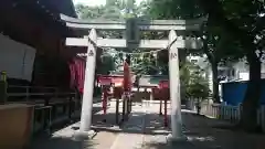 草加神社の鳥居