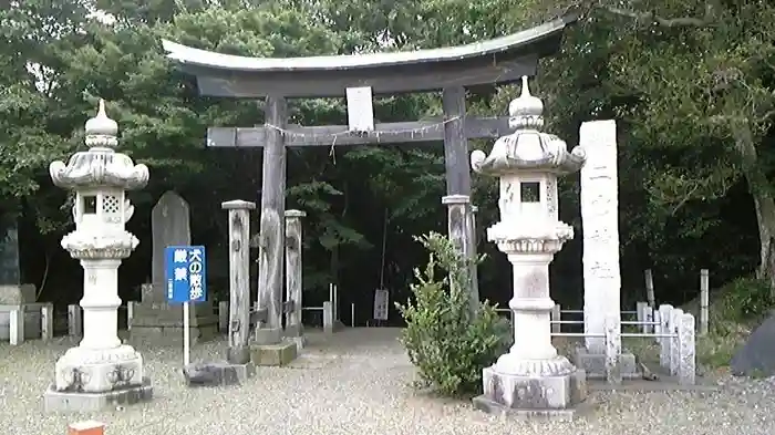 下総国三山　二宮神社の鳥居